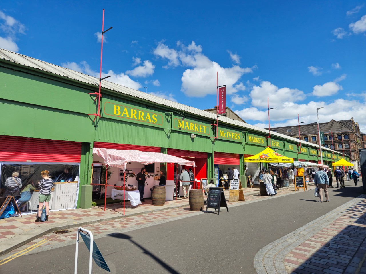 Historic Barras Market place and old buildings