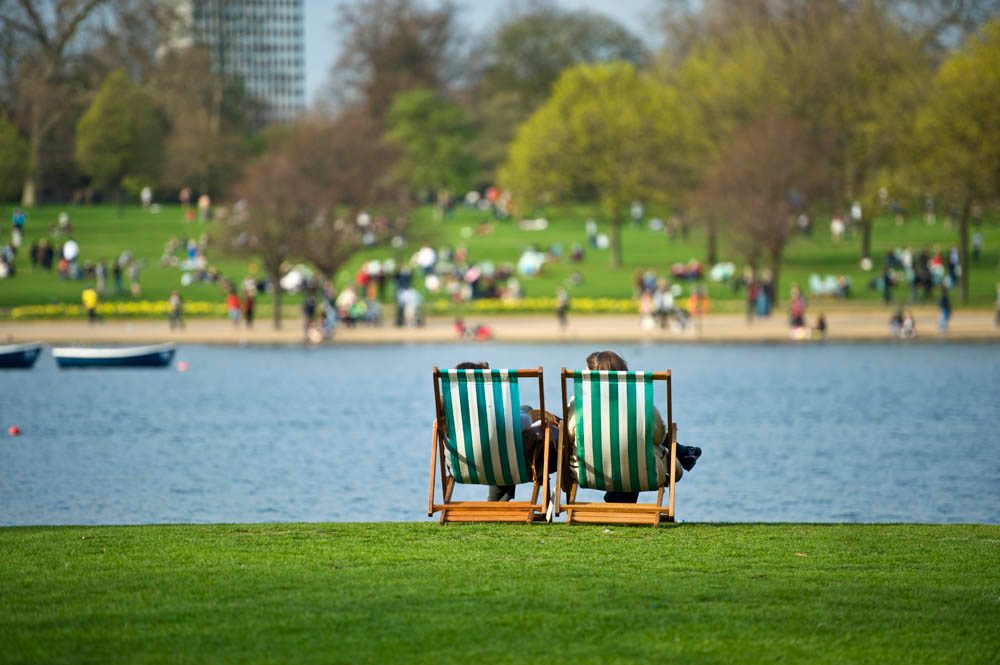 Hyde Park, one of the biggest parks in London