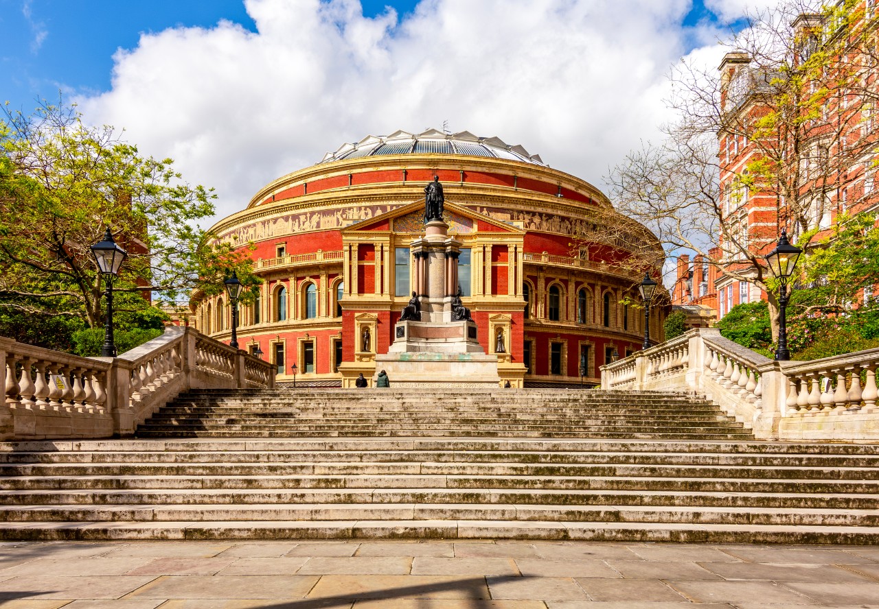 Royal Albert Hall building in London