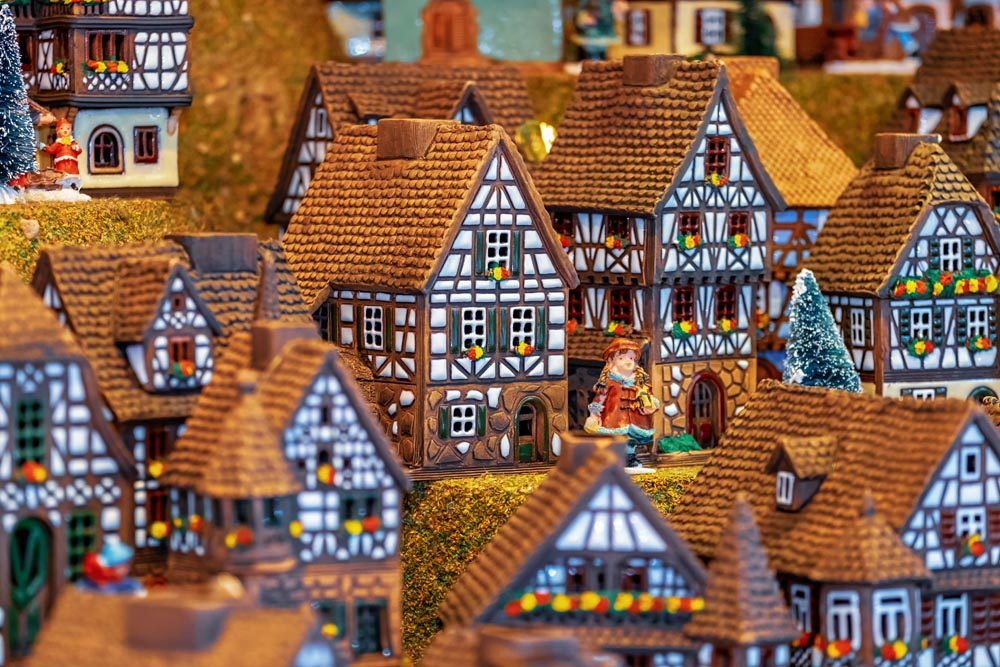 Gingerbread City in London at Christmas