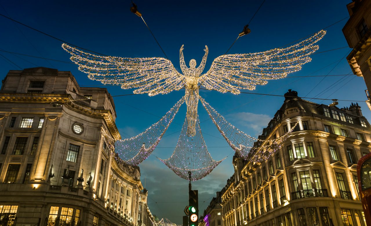 Christmas Lights Display on Regent Street
