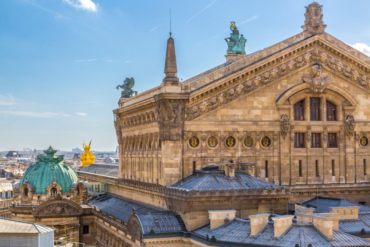 Paris Opera House, upper section.