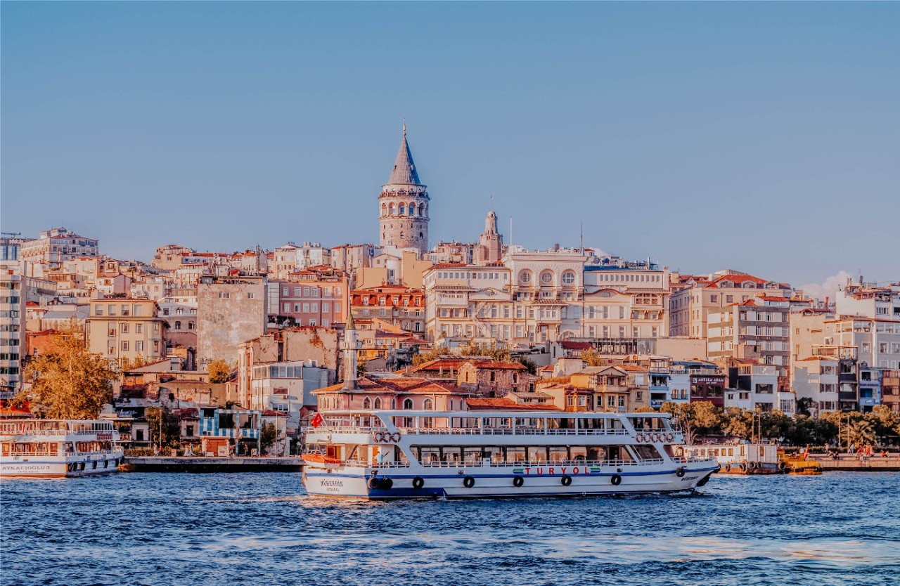 Located near your Istanbul accommodation, be sure to wander the banks of the Bosphorus River.